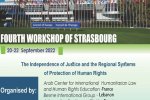 The Fourth Strasbourg Workshop, 20-22 September 2022