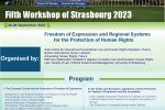 The Fifth Strasbourg Workshop, 26-28 September 2023